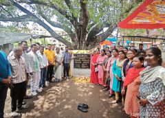 उत्तरी करनडीह में पंचायत भवन निर्माण कार्य का विधायक संजीव सरदार ने किया शिलान्यास